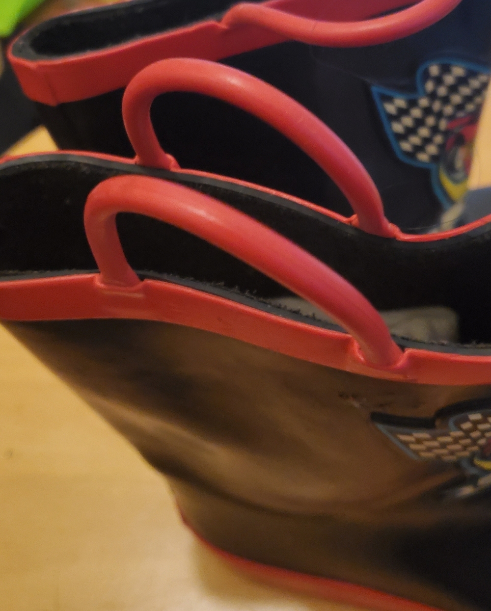 Kids Racing Car Rain Boots - Picture 7 of 7